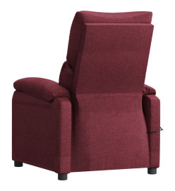 Fauteuil de massage Rouge bordeaux Tissu