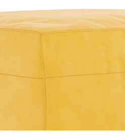 Banc Jaune 70x35x41 cm Velours