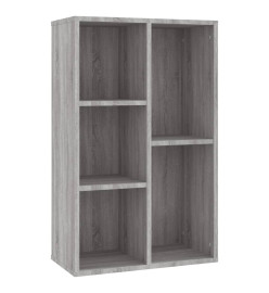 Bibliothèque/Buffet sonoma gris 50x25x80 cm bois d'ingénierie