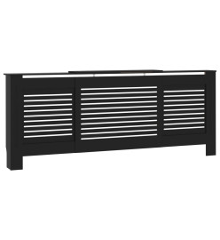 Cache-radiateur MDF Noir 205 cm