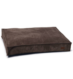 Designed by Lotte Coussin nervuré pour chien 100x70x15 cm Marron