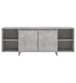 Meuble TV Gris béton 130x35x50 cm Bois d'ingénierie