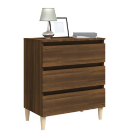 Buffet Chêne marron 60x35x69 cm Bois d'ingénierie