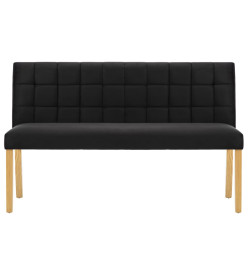 Banc 140 cm Noir Velours