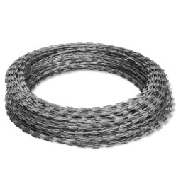 Fils barbelés hélicoïdaux NATO 2 pcs Rouleaux de fil Acier 100m