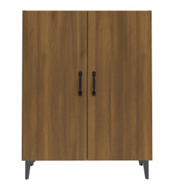 Buffet Chêne marron 70x34x90 cm Bois d'ingénierie