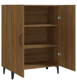 Buffet Chêne marron 70x34x90 cm Bois d'ingénierie