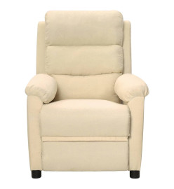 Fauteuil de massage Crème Tissu