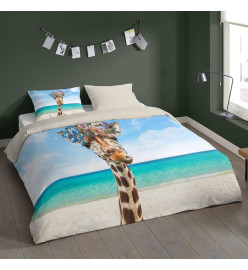 Pure Housse de couette COOL GIRAFFE 240x200/220 cm