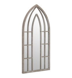 Miroir de jardin Sable 70x30 cm Fer pour utilisation extérieure