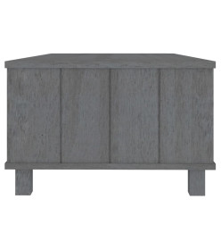 Table basse HAMAR Gris foncé 100x55x35 cm Bois massif de pin