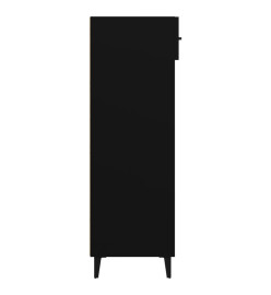 Armoire à chaussures Noir 60x35x105 cm Bois d'ingénierie