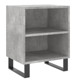 Tables de chevet 2 pcs gris béton 40x30x50 cm bois d'ingénierie