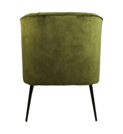 HSM Collection Chaise de salle à manger Chester Vert olive