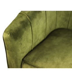 HSM Collection Chaise de salle à manger Chester Vert olive