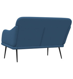 Banc Bleu 110x76x80 cm Tissu