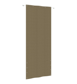 Écran de balcon Taupe 100x240 cm Tissu Oxford