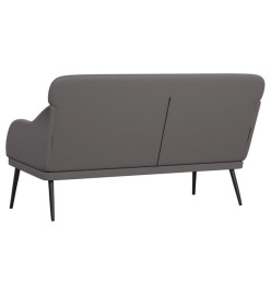 Banc Gris 110x76x80 cm Similicuir