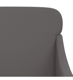 Banc Gris 110x76x80 cm Similicuir