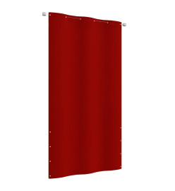 Écran de balcon Rouge 120x240 cm Tissu Oxford