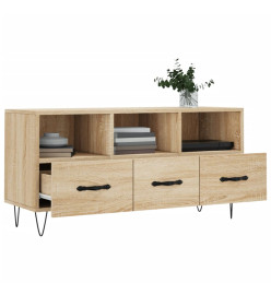 Meuble TV chêne sonoma 102x36x50 cm bois d'ingénierie