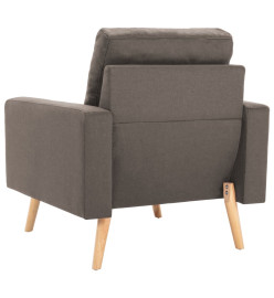 Fauteuil Taupe Tissu