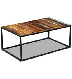 Table basse Bois de récupération massif 100 x 60 x 40 cm