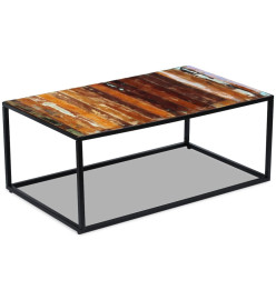 Table basse Bois de récupération massif 100 x 60 x 40 cm