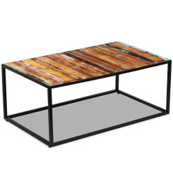 Table basse Bois de récupération massif 100 x 60 x 40 cm