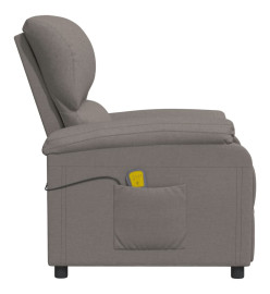 Fauteuil de massage Taupe Tissu