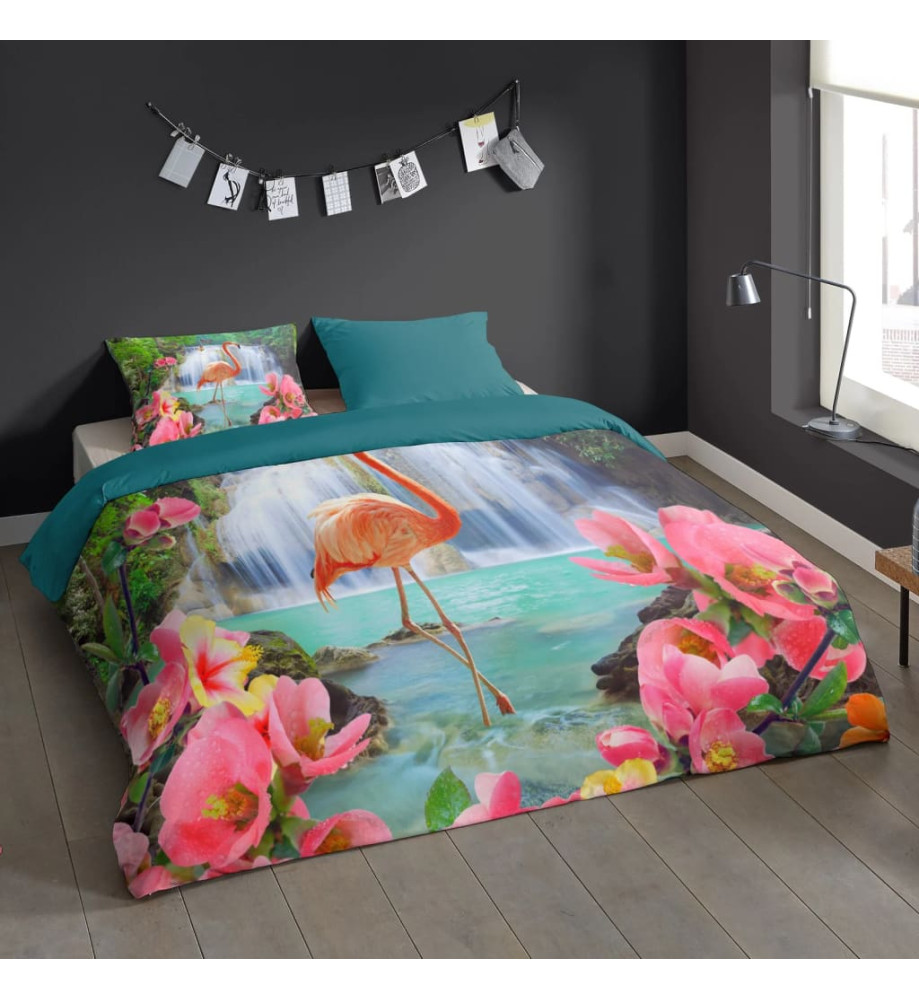 Pure Housse de couette FLAMINGO 240x200/220 cm