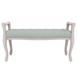 Banc Gris clair 110x45x60 cm Velours