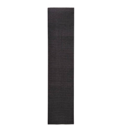 Tapis Sisal naturel 66x300 cm Noir