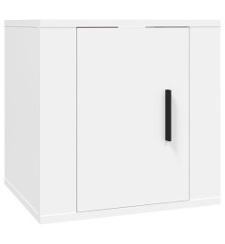 Ensemble de meubles TV 4 pcs Blanc Bois d'ingénierie