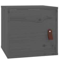 Armoire murale Gris 31,5x30x30 cm Bois de pin massif