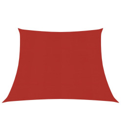 Voile d'ombrage 160 g/m² Rouge 3/4x2 m PEHD