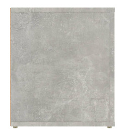 Meuble TV Gris béton 100x35x40 cm Bois d'ingénierie