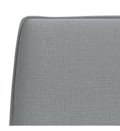 Banc Gris clair 100x75x76 cm Tissu