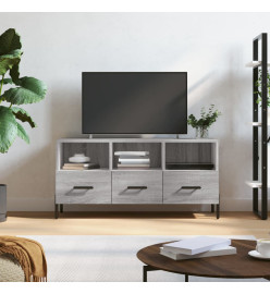 Meuble TV sonoma gris 102x36x50 cm bois d'ingénierie