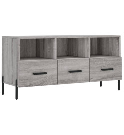 Meuble TV sonoma gris 102x36x50 cm bois d'ingénierie