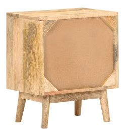 Table de chevet 40x30x50 cm Bois de manguier massif