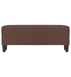 Banc Marron 100x35x41 cm Similicuir