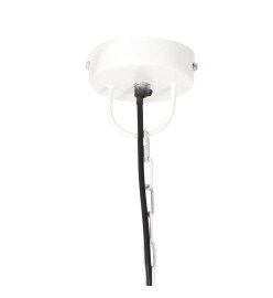 Lampe suspendue industrielle 25 W Blanc Rond 42 cm E27