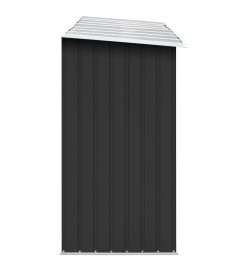 Abri de stockage à bois Acier galvanisé 330x84x152cm Anthracite