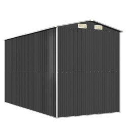 Abri de jardin Anthracite 192x357x223 cm Acier galvanisé