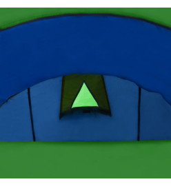 Tente de camping 4 personnes Bleu marine et vert