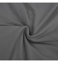 Housse extensible canapé 4places Anthracite Jersey de polyester