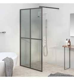 Écran de douche 100x195 cm Verre trempé foncé