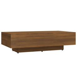 Table basse Chêne marron 115x60x31 cm Bois d'ingénierie