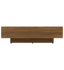 Table basse Chêne marron 115x60x31 cm Bois d'ingénierie